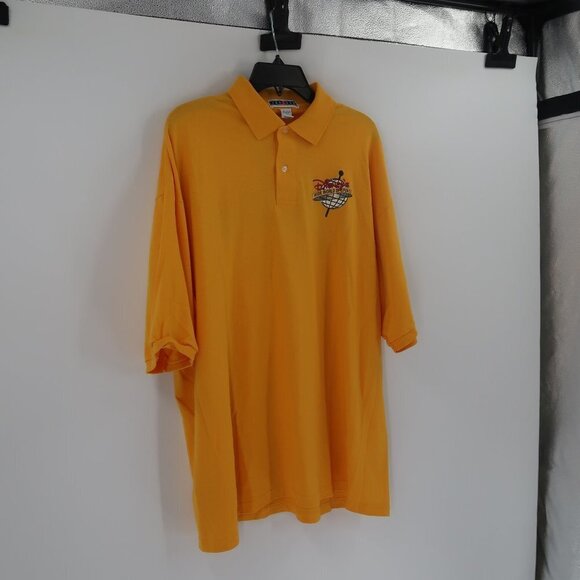 Disney's Wild World of Sports Yellow Polo Shirt Size XXL - Picture 3 of 7